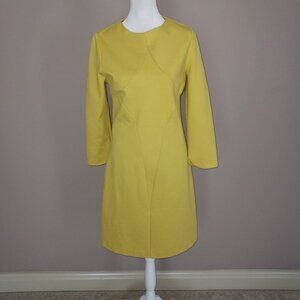 CK Bradley Ponte Knit 3/4 Sleeve Midi Dress Size Sm